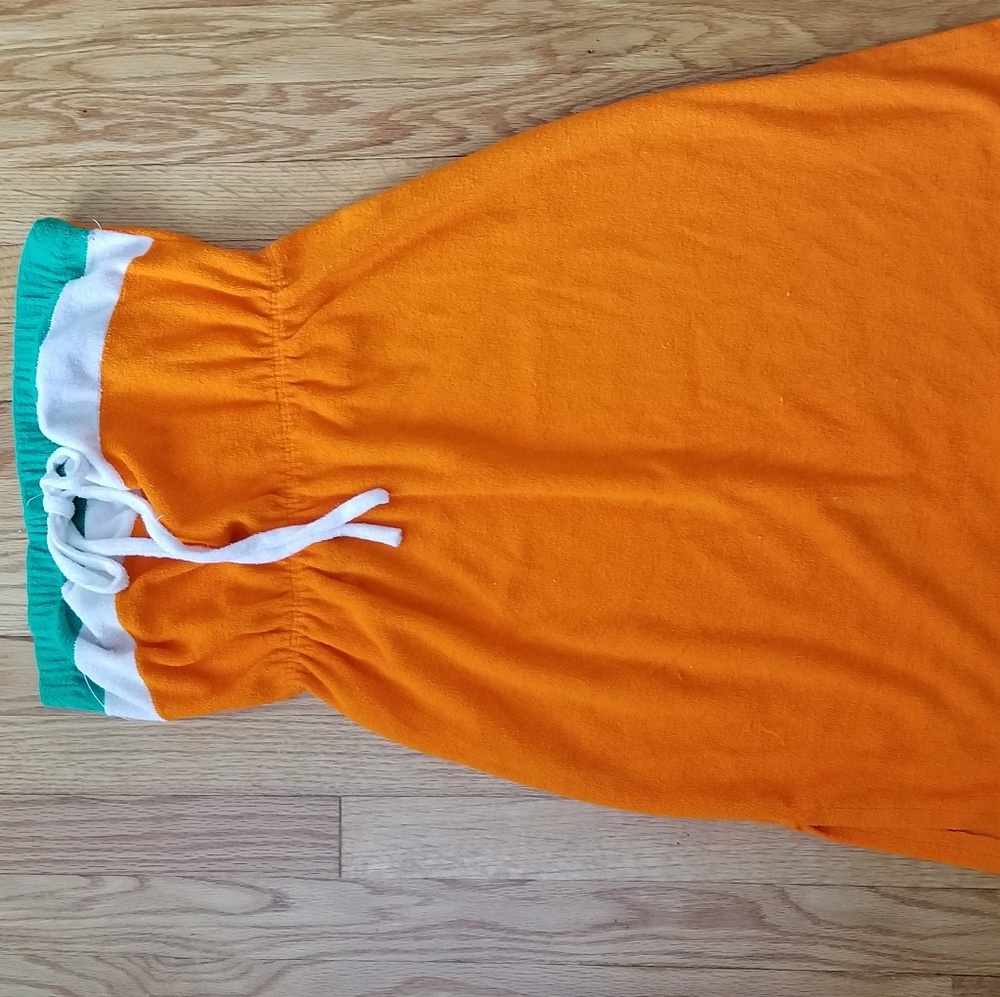 Vintage terry cloth beach cover up